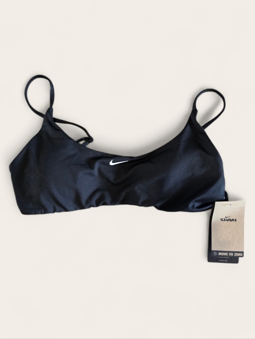 Nike Bralette Bakini Women's In Black Swim Set - Picture 4 of 6